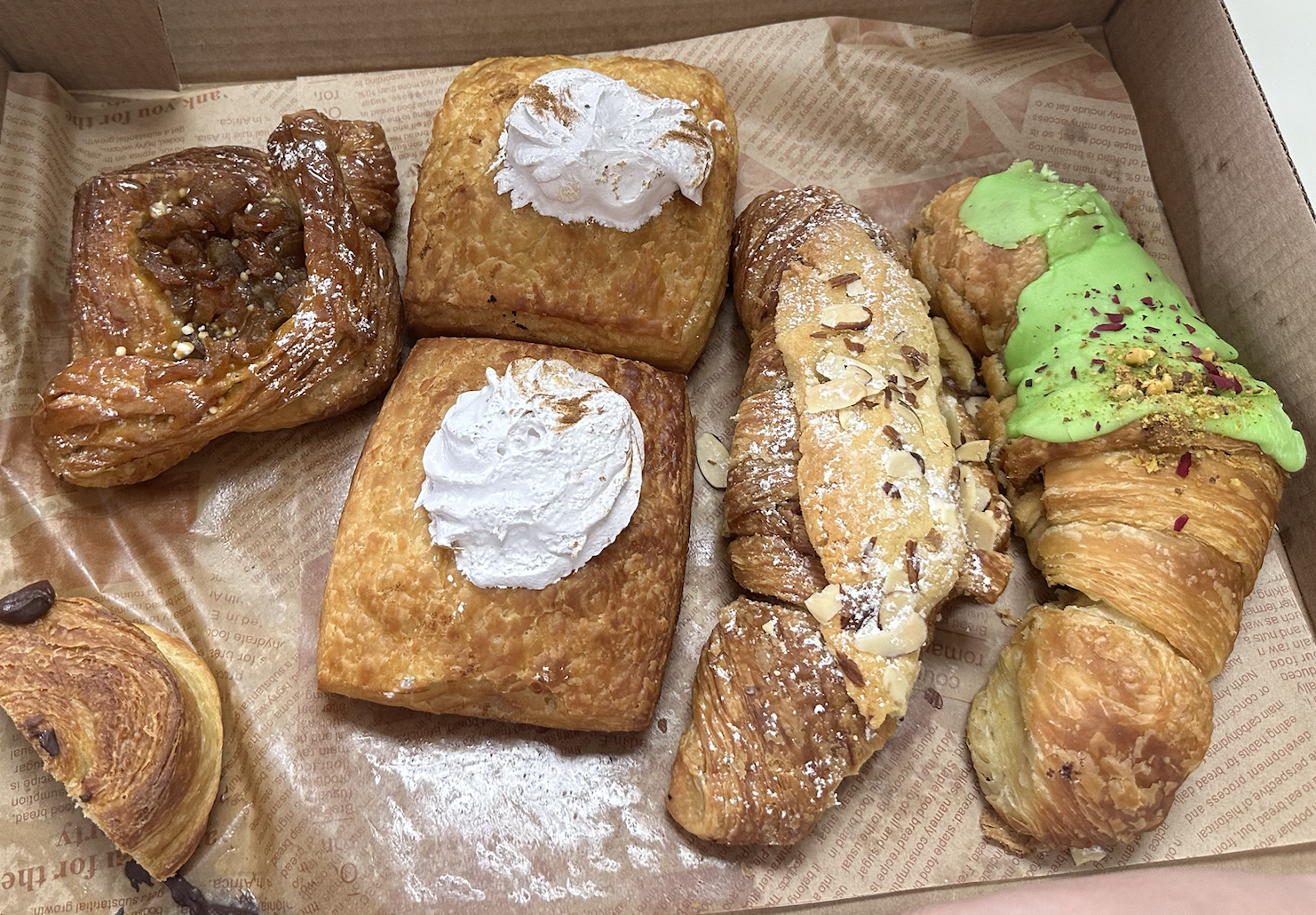 Croissants sample box